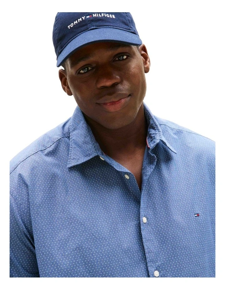 Big & Tall Flex Print Shirt in Blue image 3