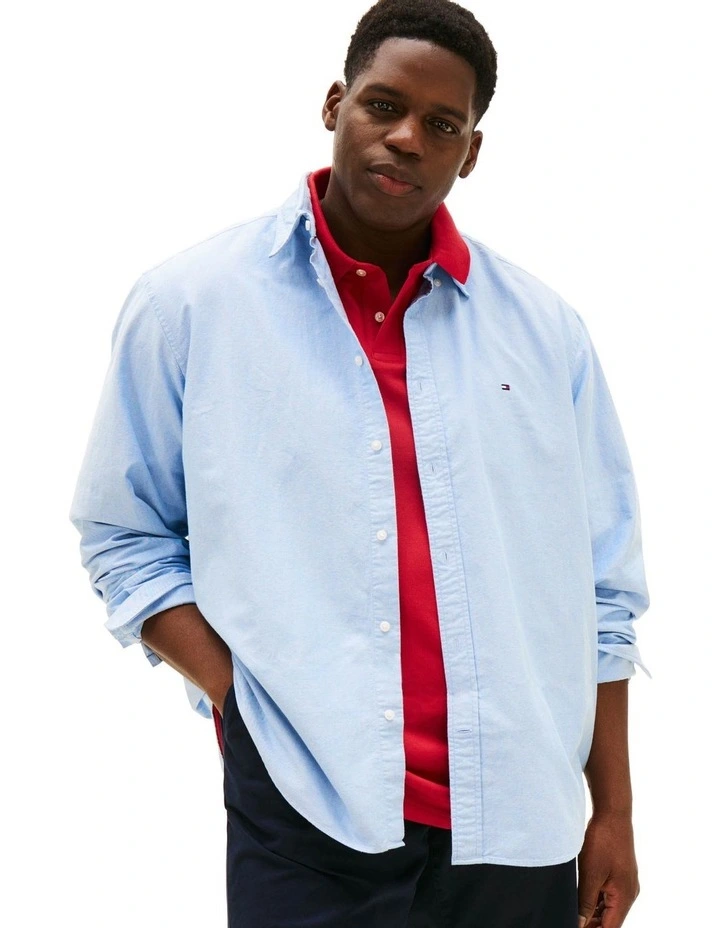 Big & Tall Oxford Shirt in Blue image 1