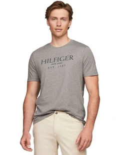 Big Hilfiger Tee in Grey