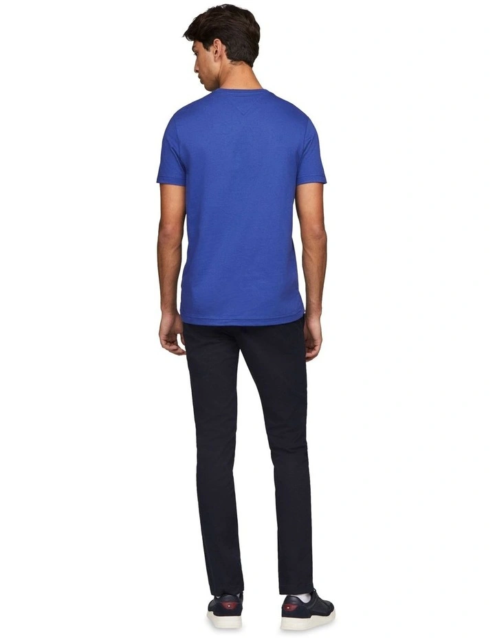 Essential Cotton Tee in Blue image 2