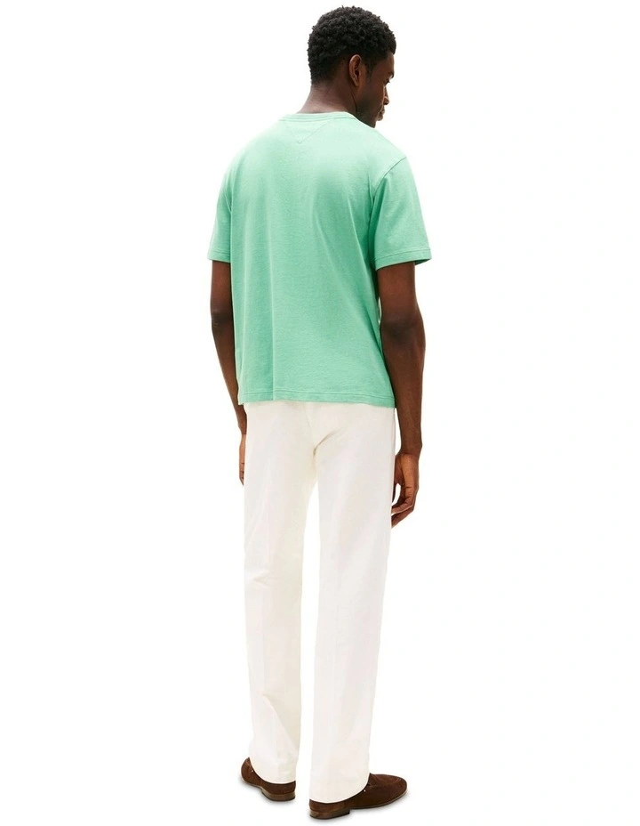 Tonal Logo Relaxed Fit T-Shirt in Green image 2