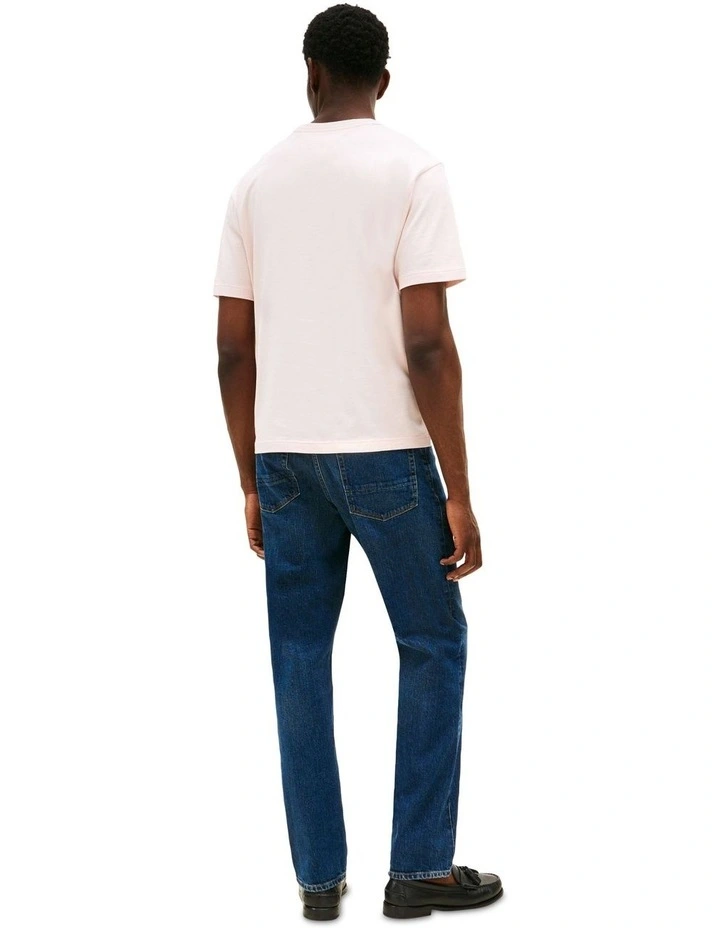 Tonal Logo Relaxed Fit T-Shirt in Pink image 2