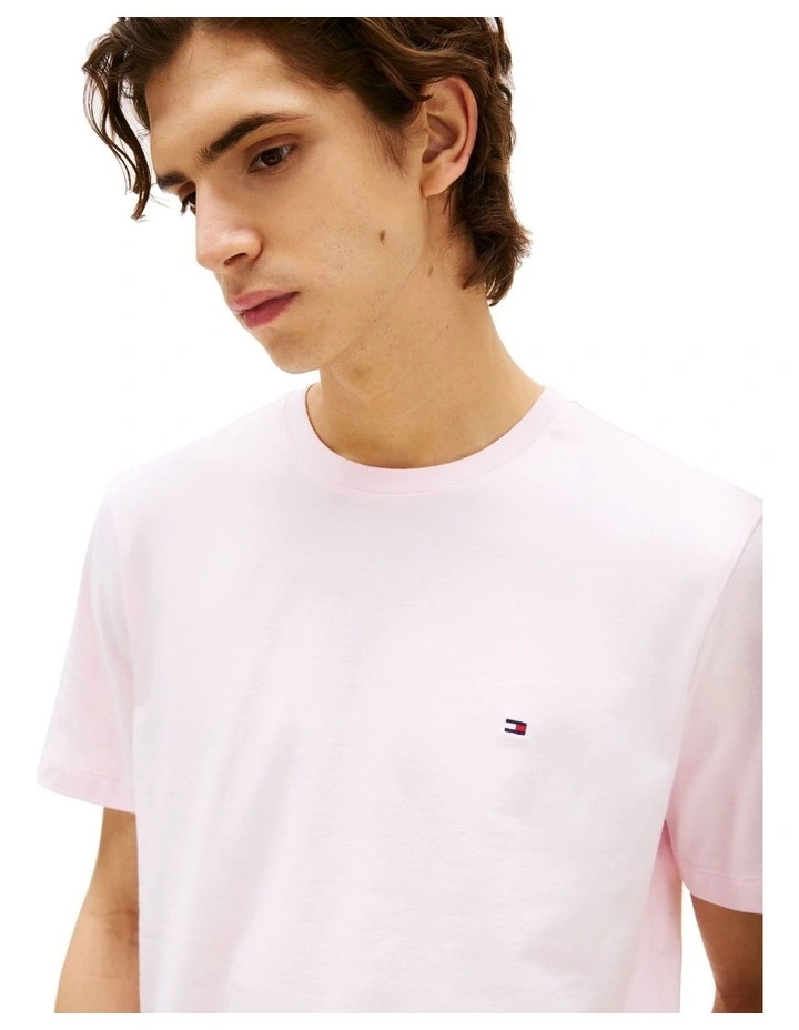Crew Neck T-Shirt in Pink image 3