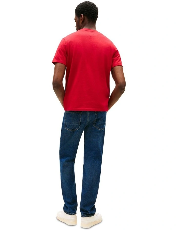Americana Flag Box Tee in Red image 2