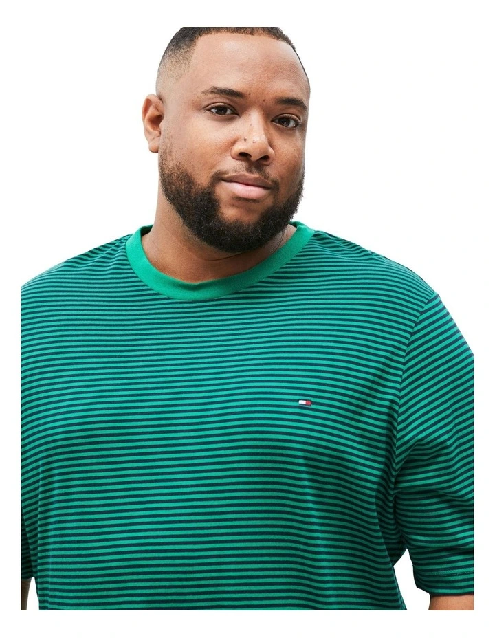 Plus Crew Neck T-Shirt in Green image 3