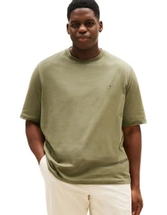 Plus Crew Neck T-Shirt in Green