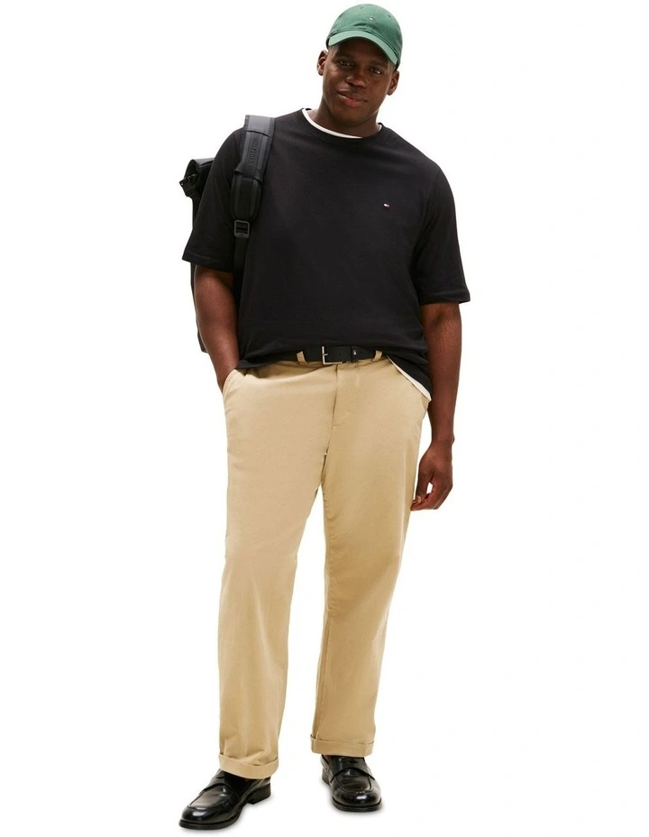 Plus Slim Crew Neck T-Shirt in Black image 4
