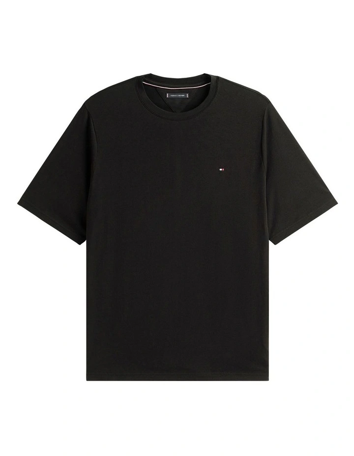 Plus Slim Crew Neck T-Shirt in Black image 5