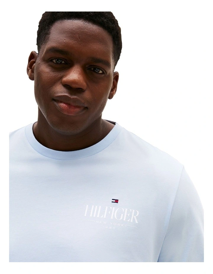 Big & Tall Hilfiger Stack Tee in Blue image 3