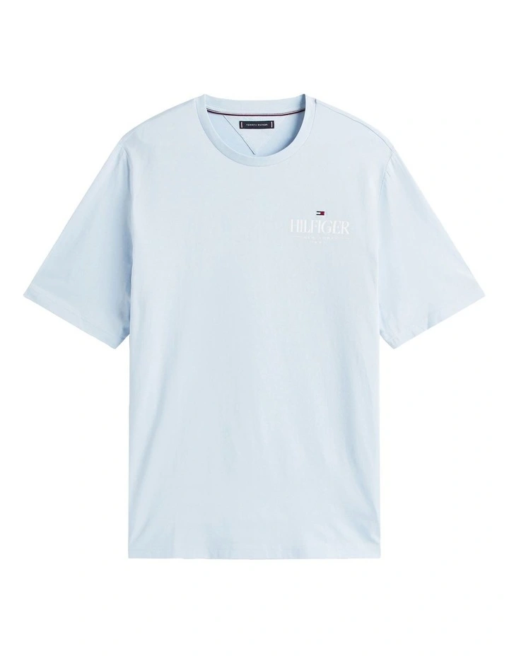 Big & Tall Hilfiger Stack Tee in Blue image 5