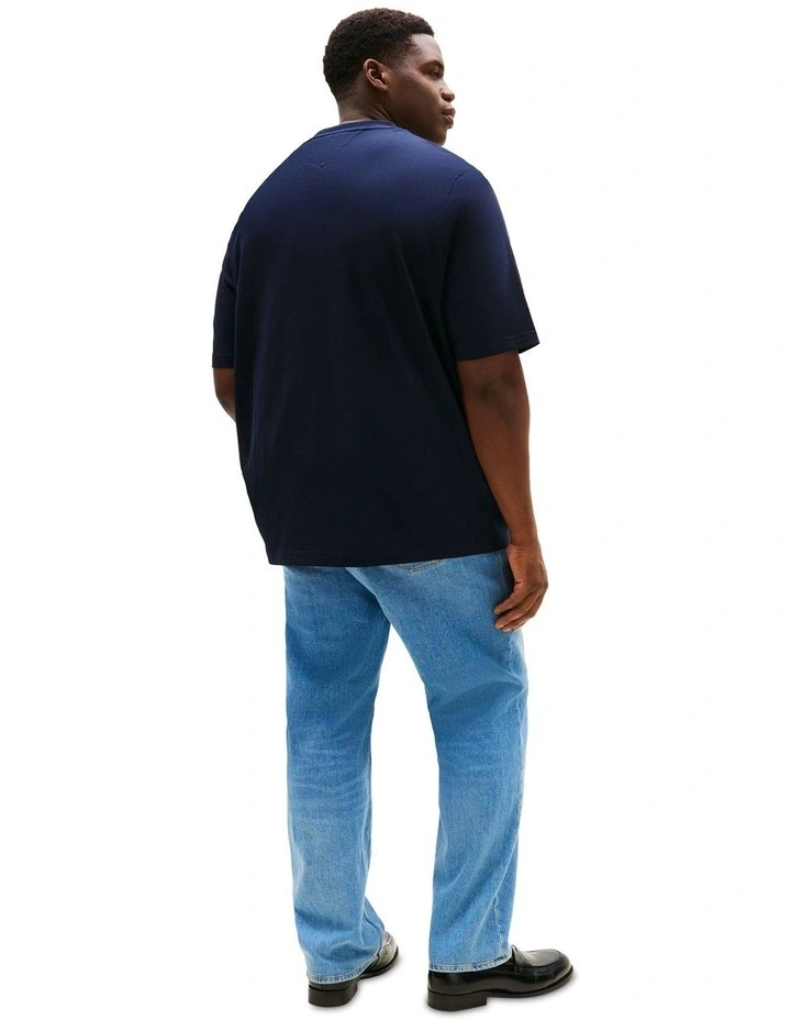 Big & Tall Stack Tee in Blue image 2
