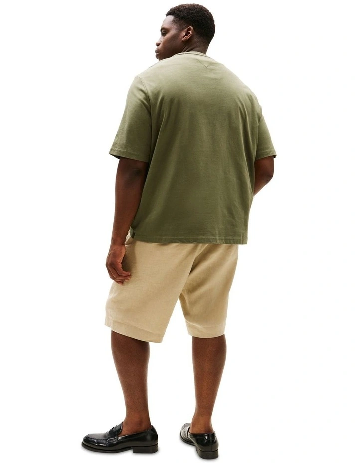 Big & Tall Floral Tee in Green image 2