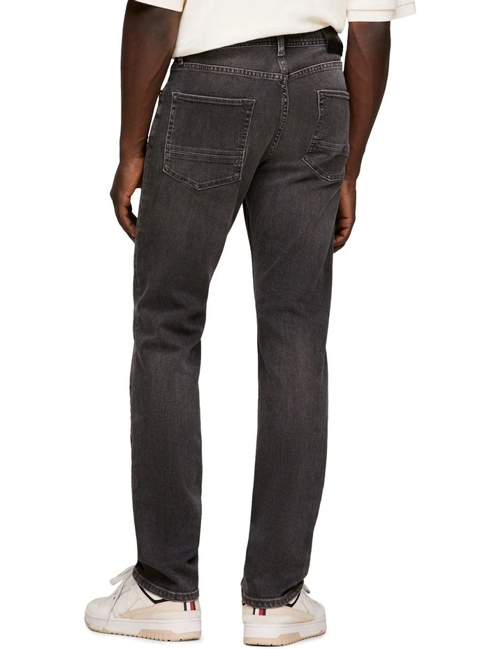 Denton Straight Jeans in Black image 2
