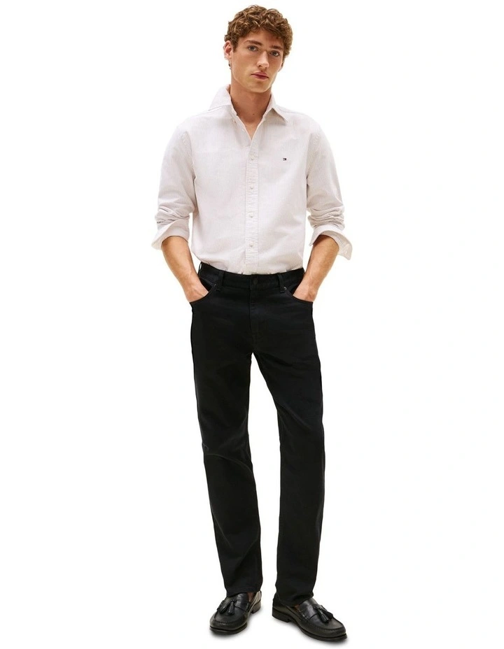 Straight Denton Jeans in Black image 3