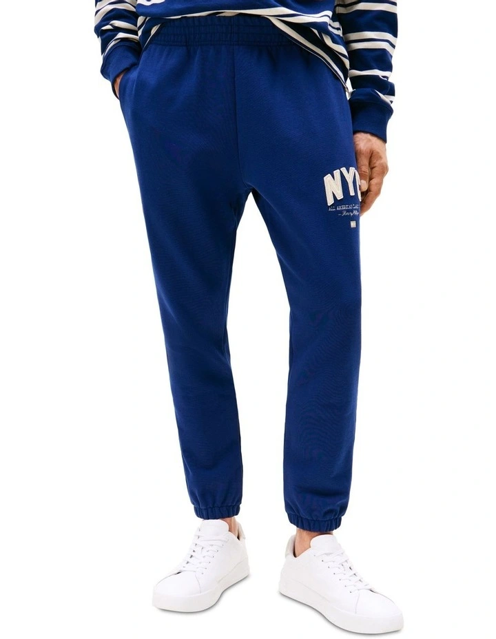 Athleisure Relaxed Joggers in Blue image 1