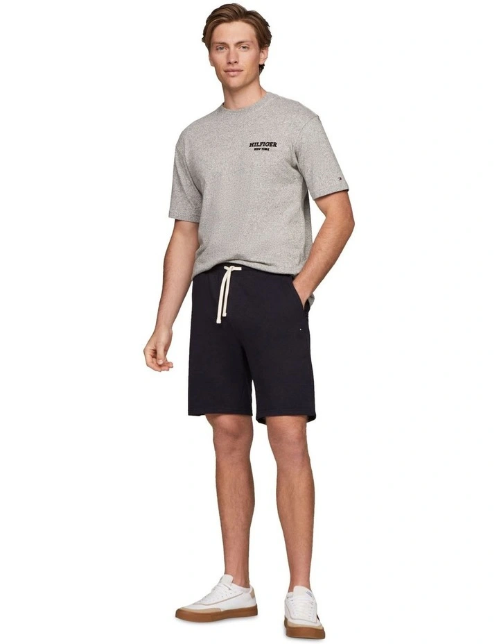 Essential Terry Sweatshorts in Navy image 3