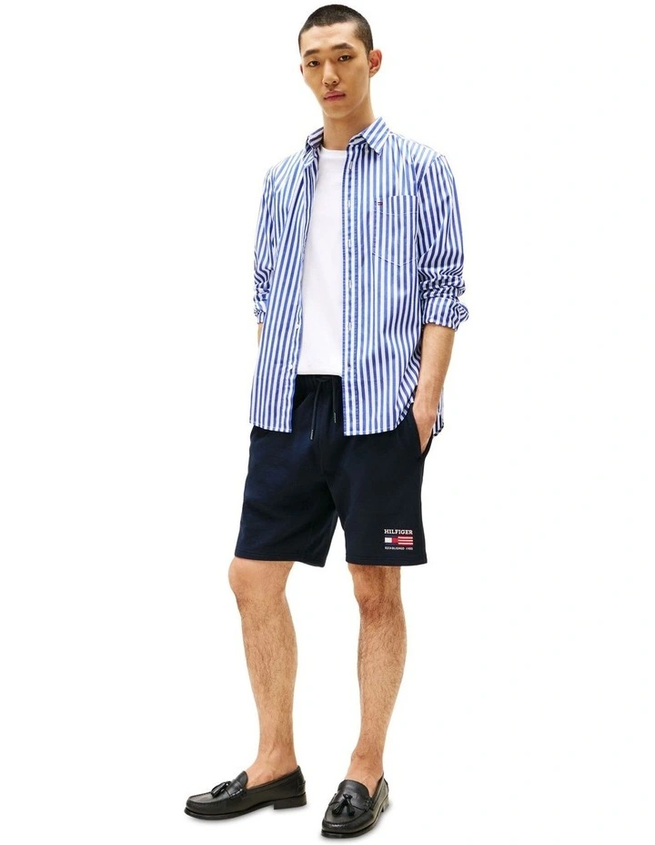 Americana Shorts in Blue image 4