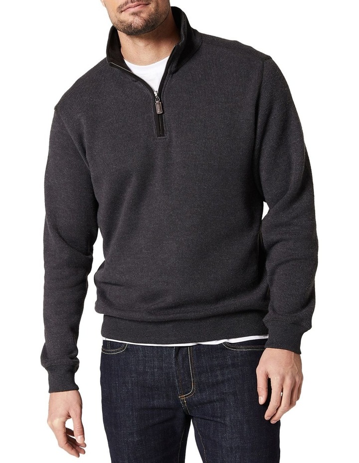 3 quarter zip jumper mens