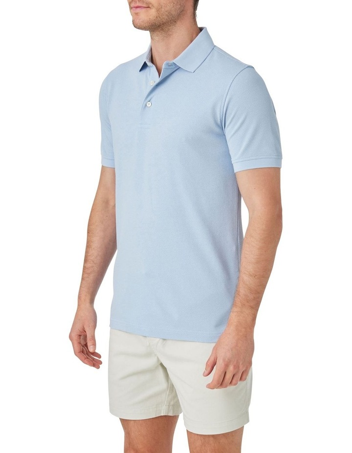 Carter Textured Short Sleeve T-shirt in Sky