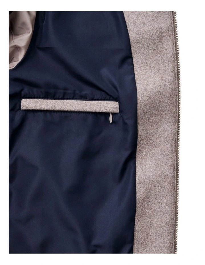Fitzroy Zip Harrington in Taupe image 5