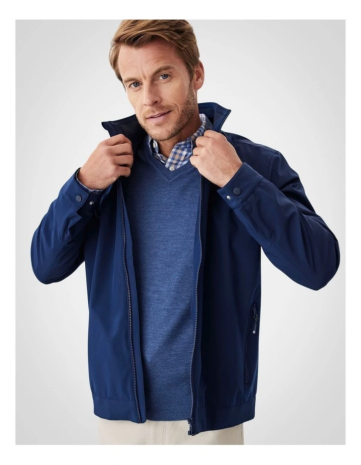 Gazflex Harrington Jacket in Navy image 3