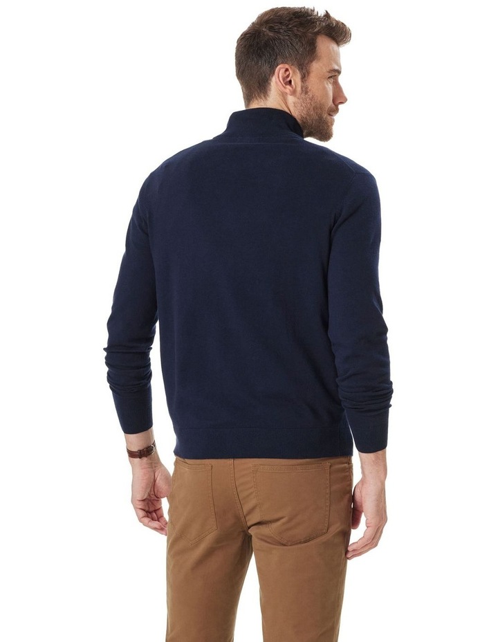 High Flex Half Zip Sweater in Navy image 2