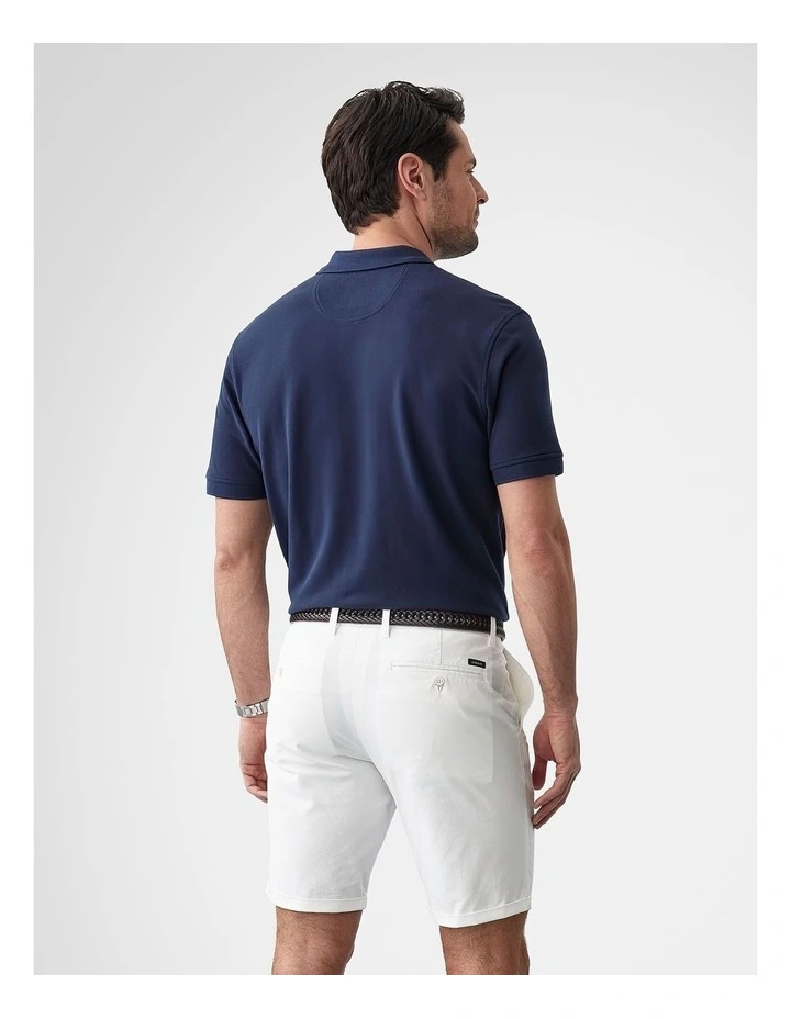 Classic Pique Polo T-shirt in Dark Navy image 2