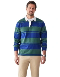 Breton Stripe Rugby Jumper in Multi