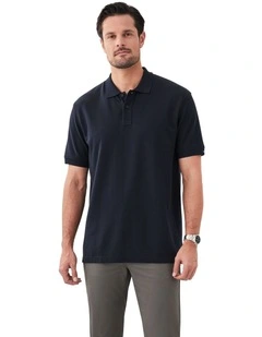 Classic Pique Polo in Black