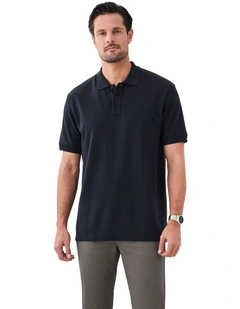 Classic Pique Polo in Black