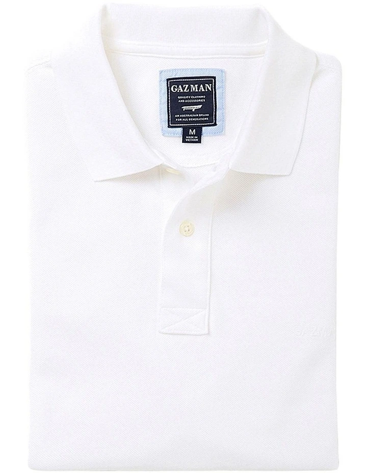 Classic Pique Polo White image 2