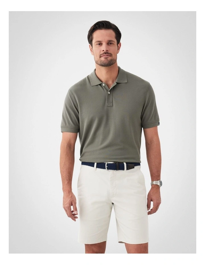 Classic Pique Polo Shirts in Green image 1