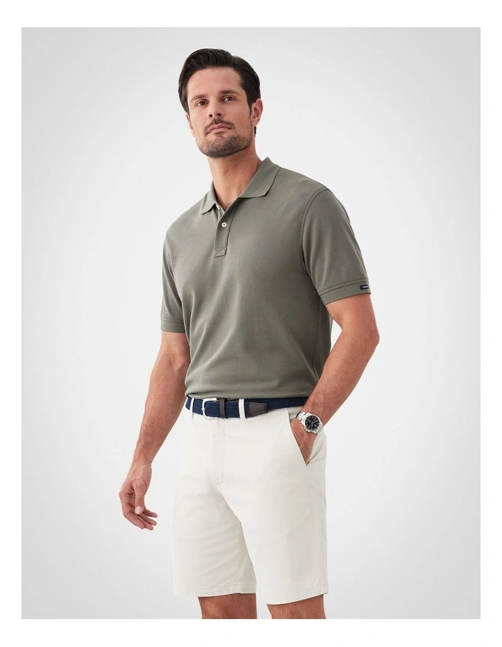 Classic Pique Polo Shirts in Green image 4