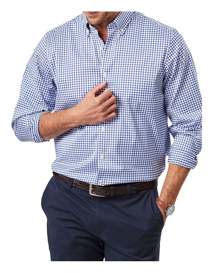 Performance Check Long Sleeve Shirt In