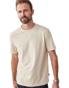 Basic Crew T-shirt in Ecru
