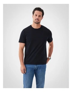 Basic Short Sleeve Tee in Black