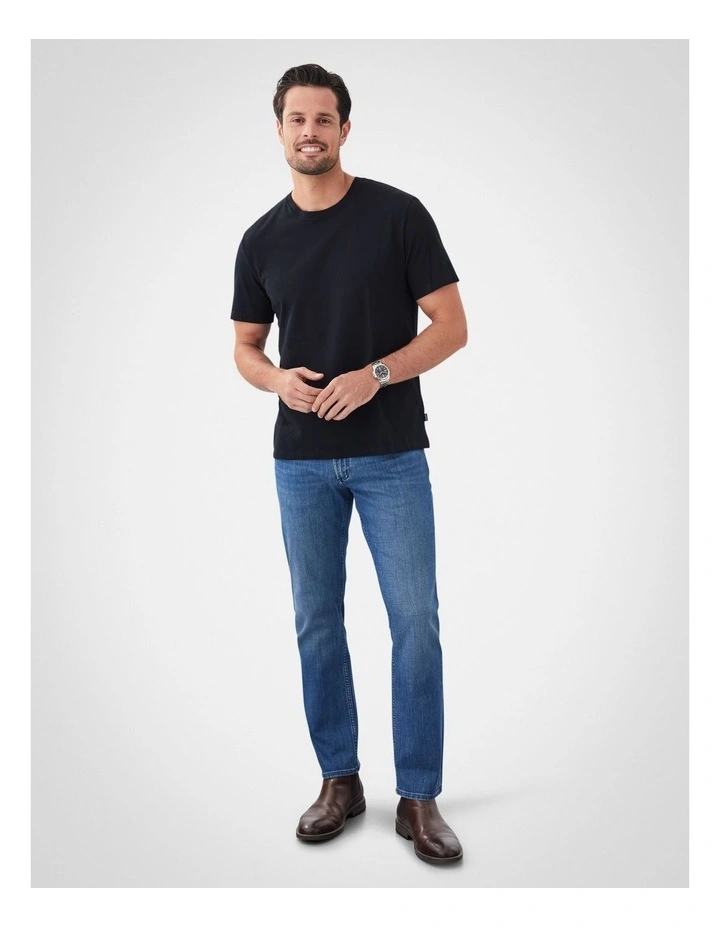 Basic Short Sleeve Tee in Black image 5