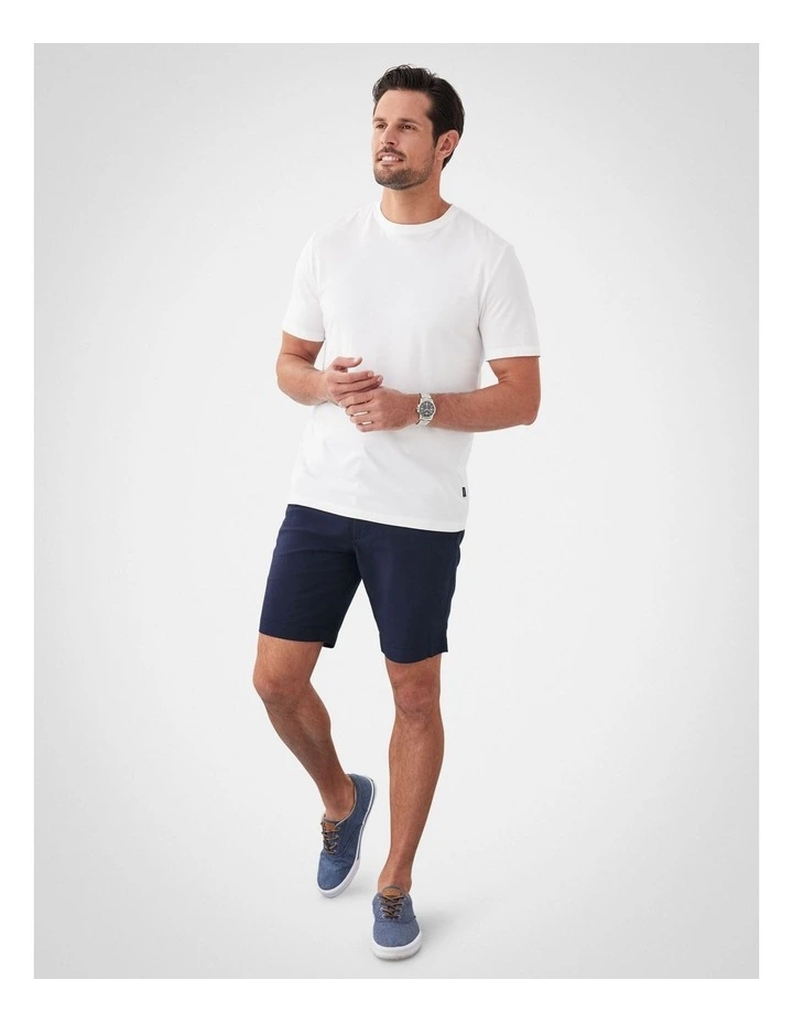 Basic Short Sleeve Tee in White image 5