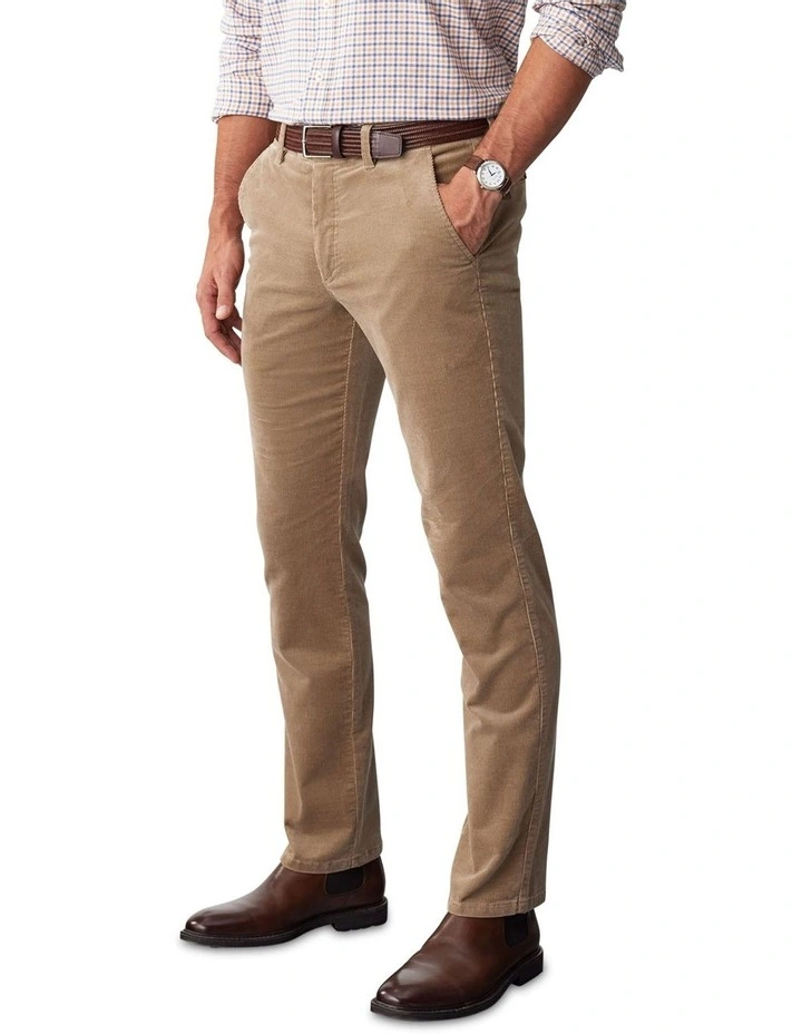 Stretch Corduroy Pant in Pebble image 5