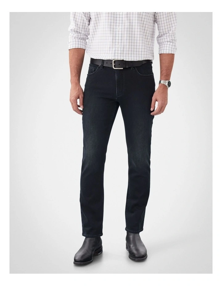 Merricks Modern Knit Jeans in Black image 1