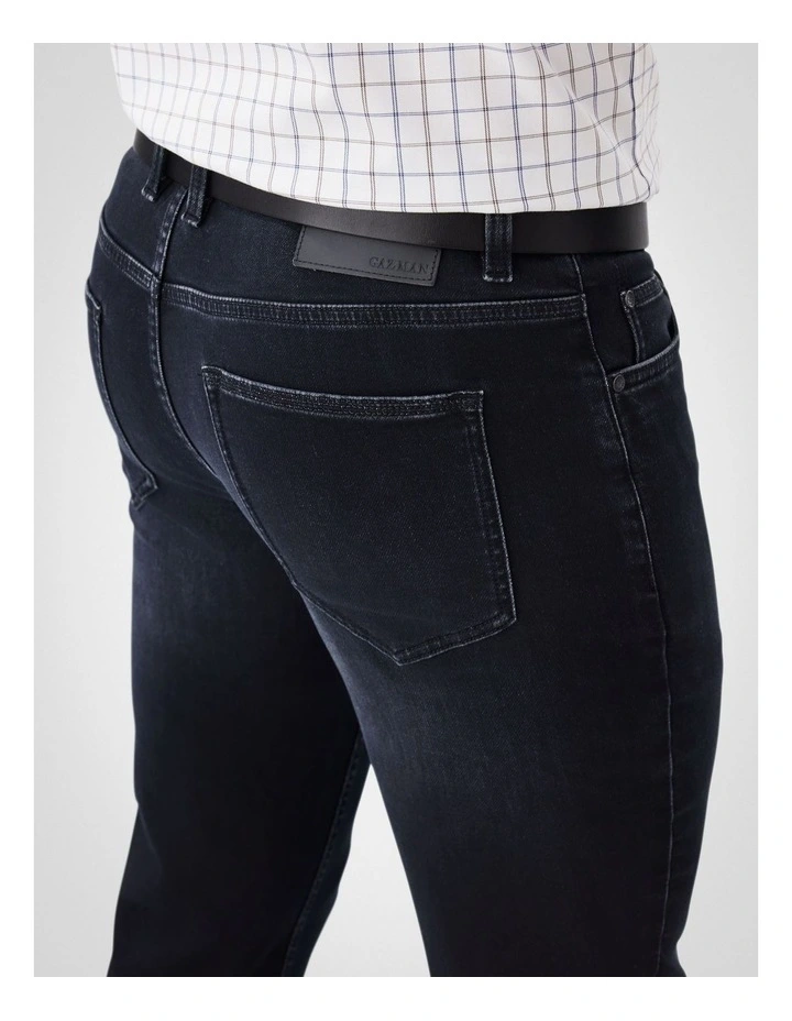 Merricks Modern Knit Jeans in Black image 3