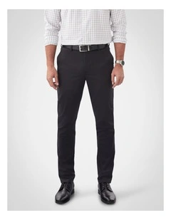 Non-Iron Modern Chino in Black