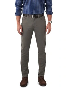 Stretch Bedford Cord Trouser in Green