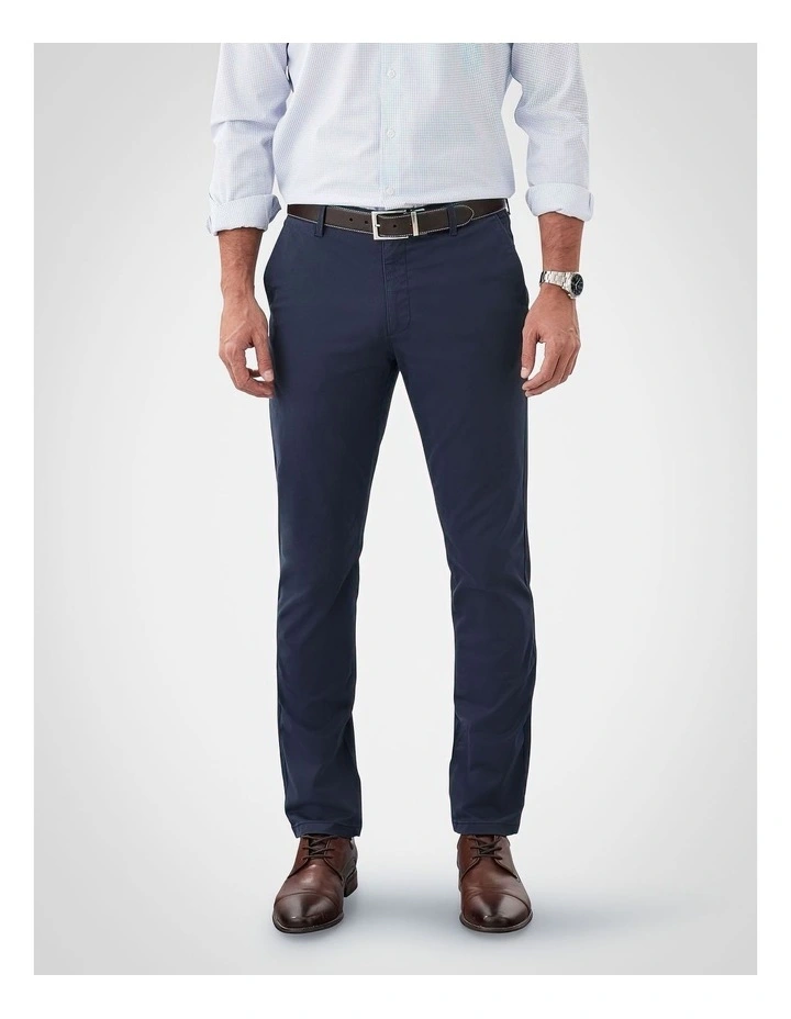 Modern Tapered Chino Pant in Navy image 1