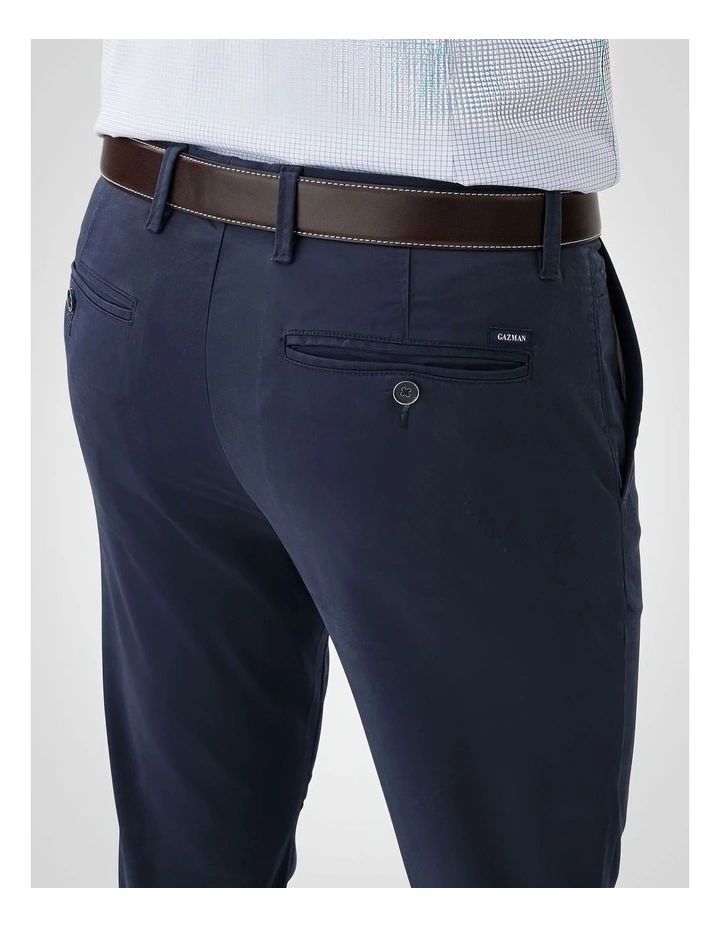 Modern Tapered Chino Pant in Navy image 3