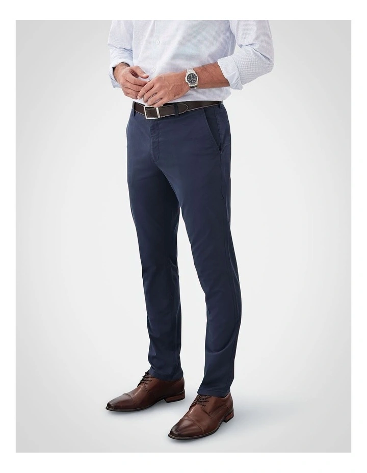 Modern Tapered Chino Pant in Navy image 4
