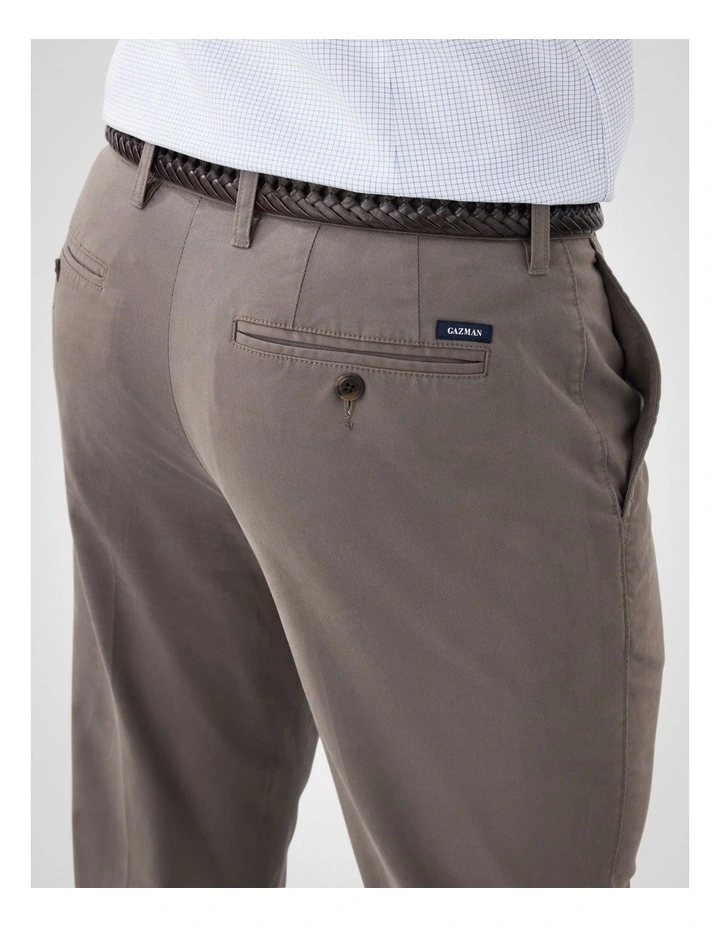 Comfort Stretch Chino Pant in Walnut image 3