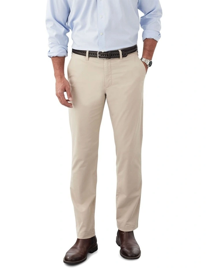 Comfort Stretch Chino Pant in Sand image 1