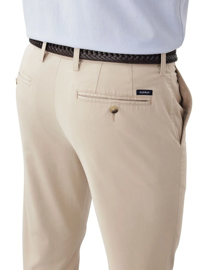 Comfort Stretch Chino Pant in Sand image 3