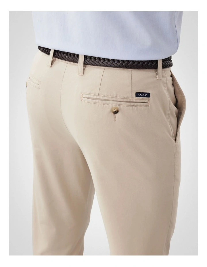 Comfort Stretch Chino Pant in Sand image 3